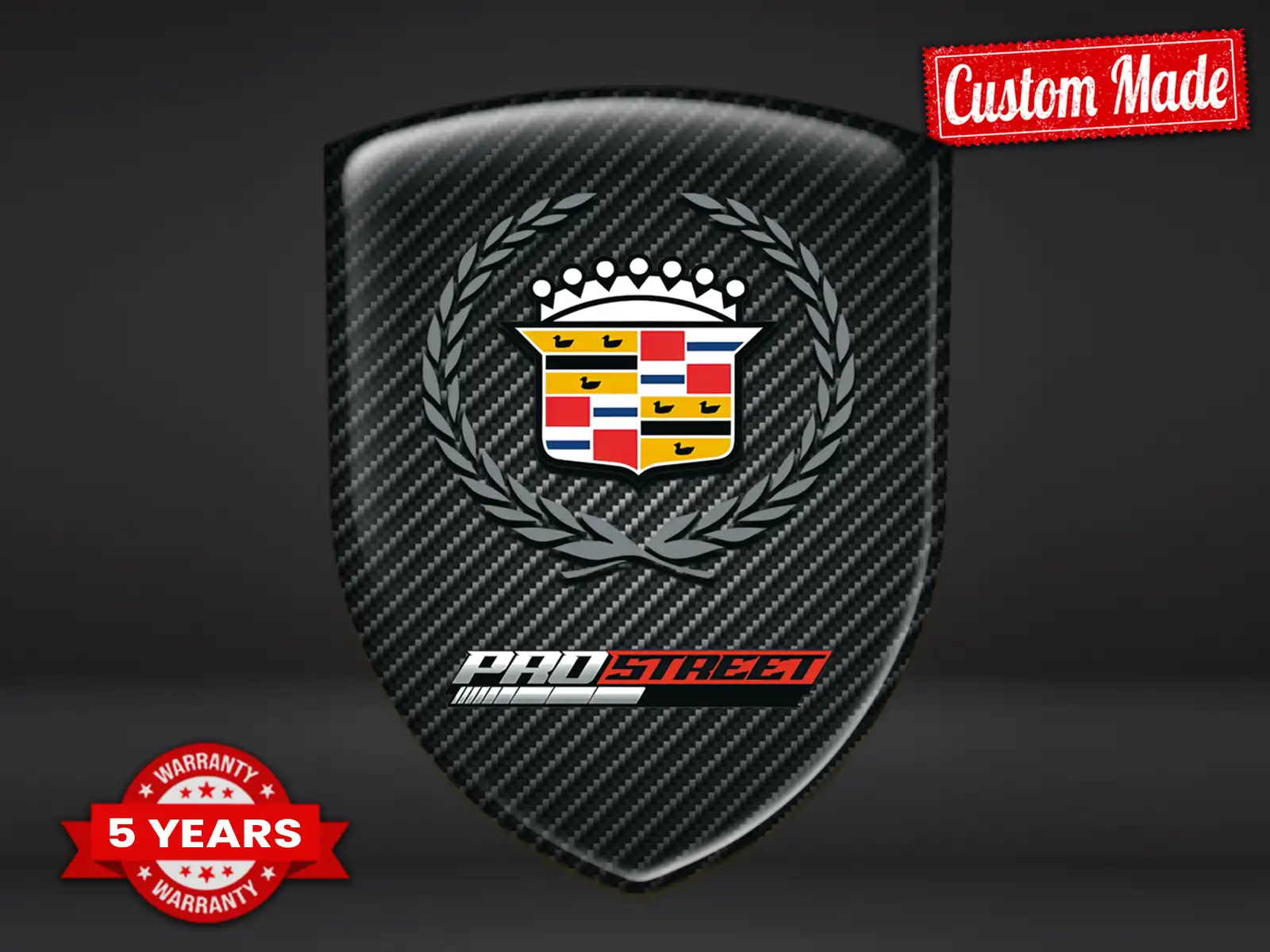 Cadillac Marken-Sticker Pro Luxus Tuning Modern Basis Premium ST